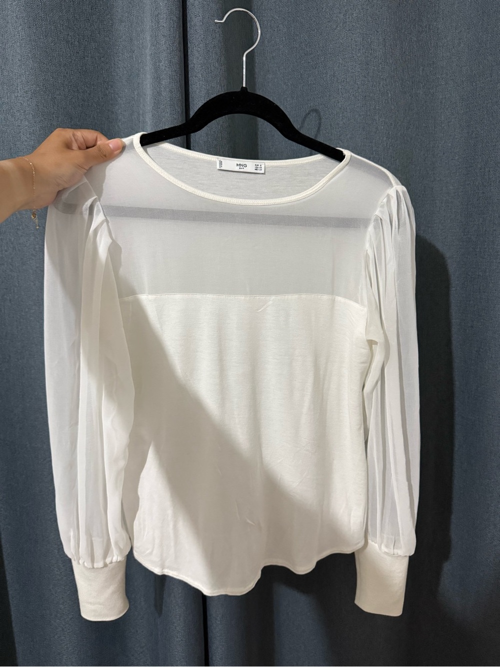 MANGO White Blouse